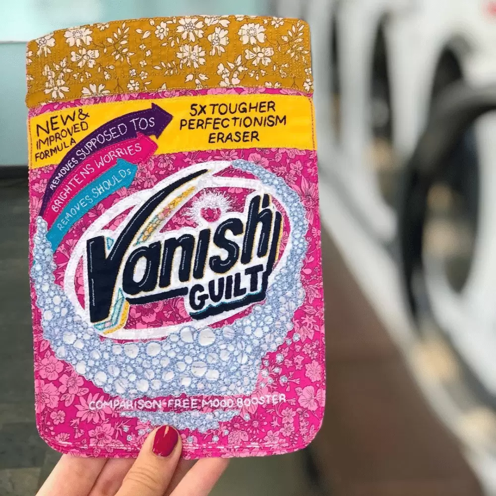 Vanish Embroidered Art by Emma Giacalone