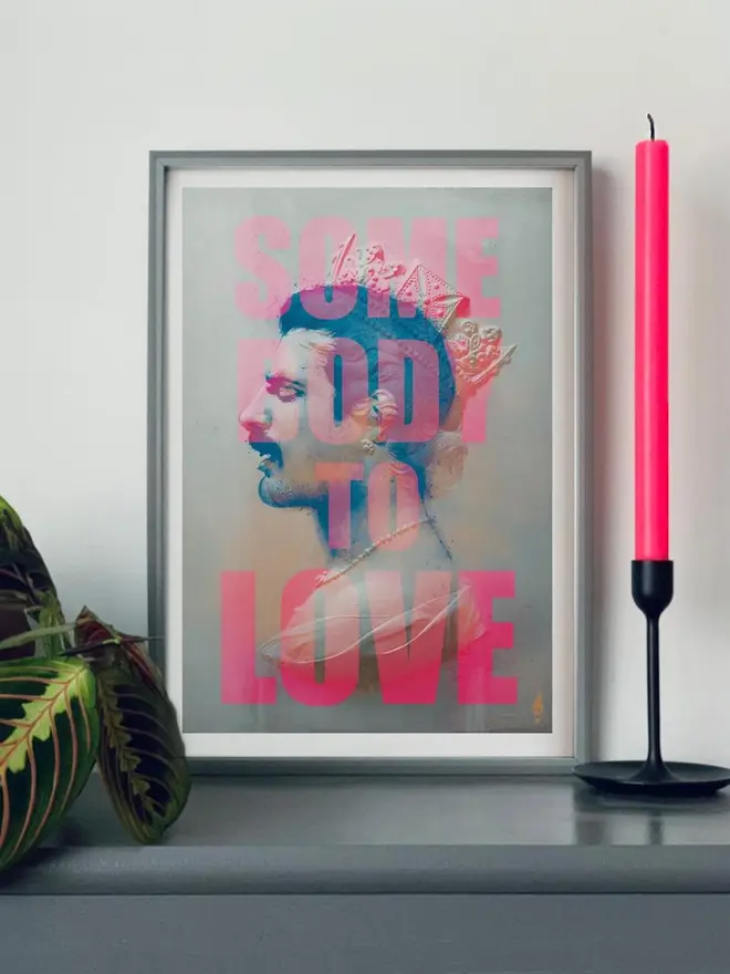 'Somebody to Love' Freddie Mercury Art Print