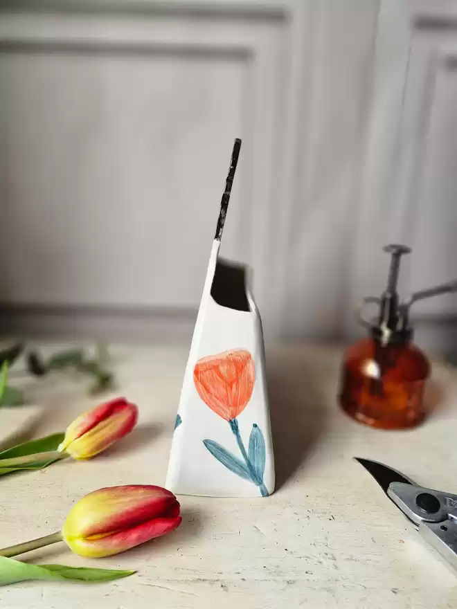 Handmade ceramic vase