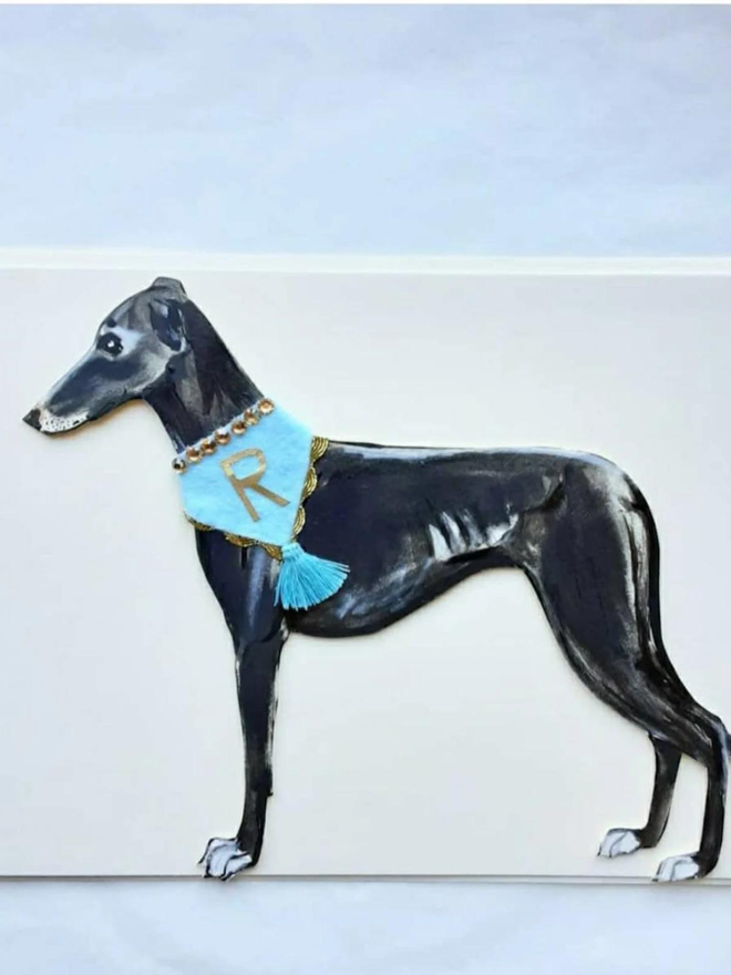 personalised greyhound card