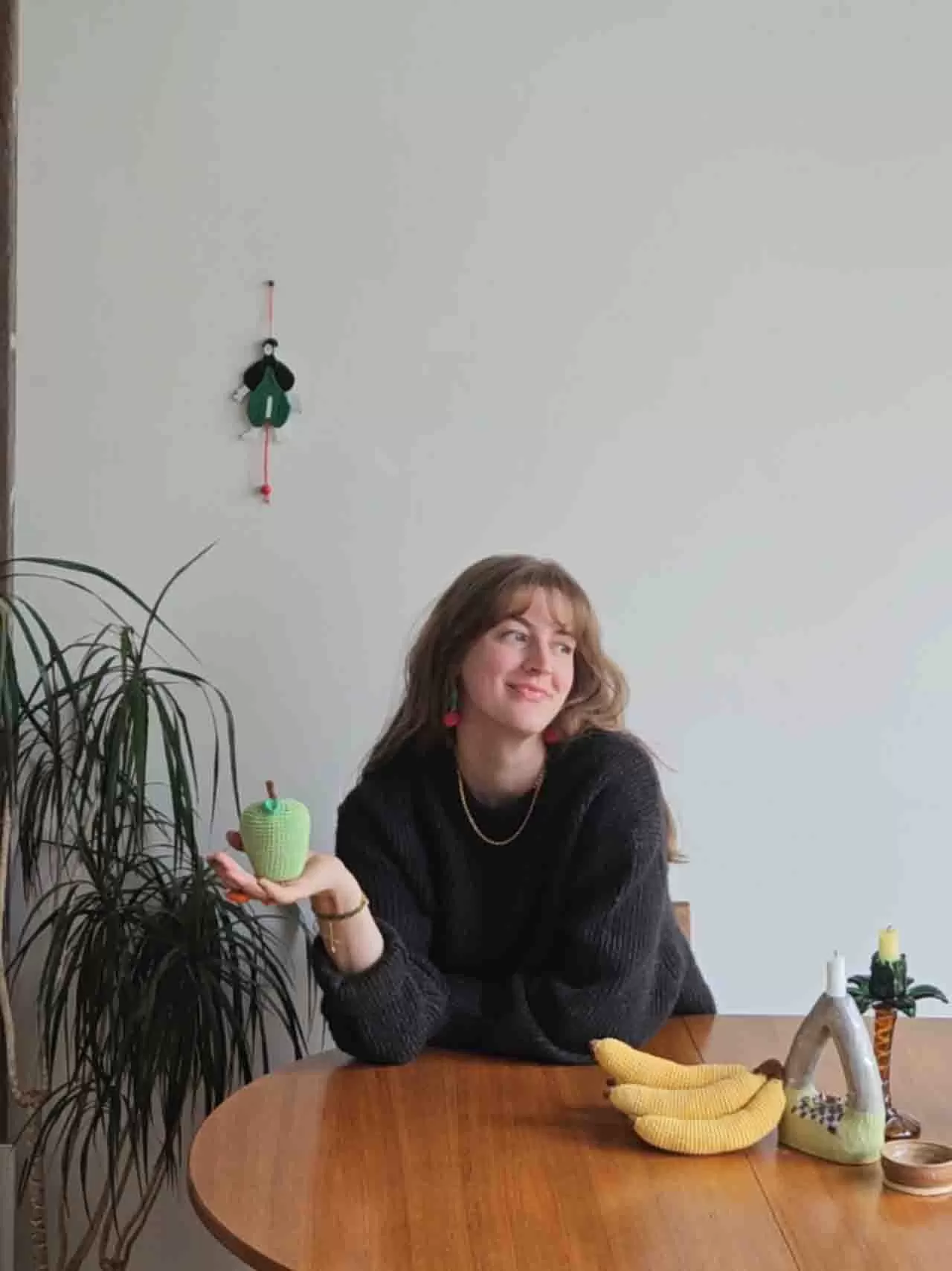 Wonky Picnic storefront image - Nadia at her kitchen table 