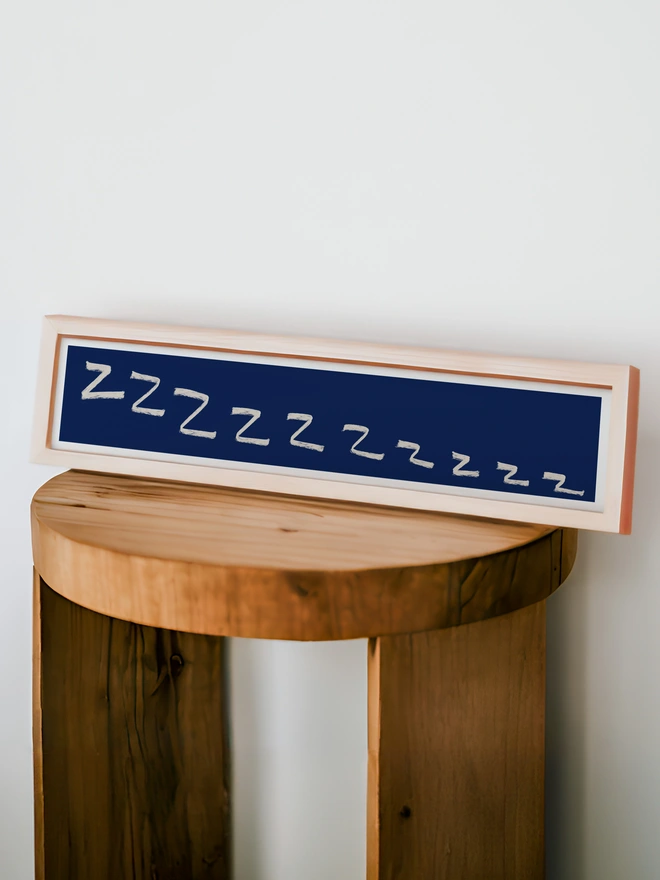 'Zzzzzzz' Bedroom Panoramic Art Print