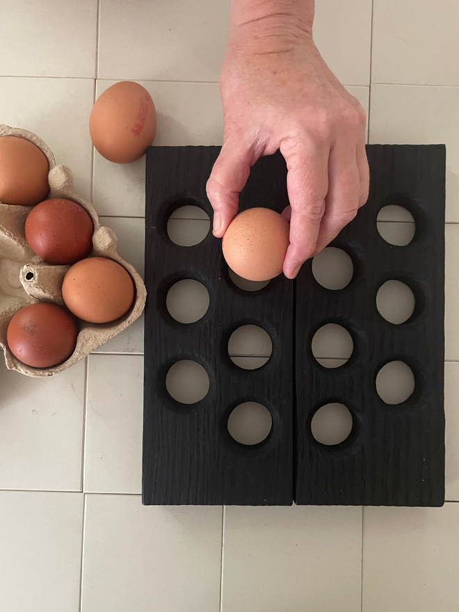 Wooden Egg Holder