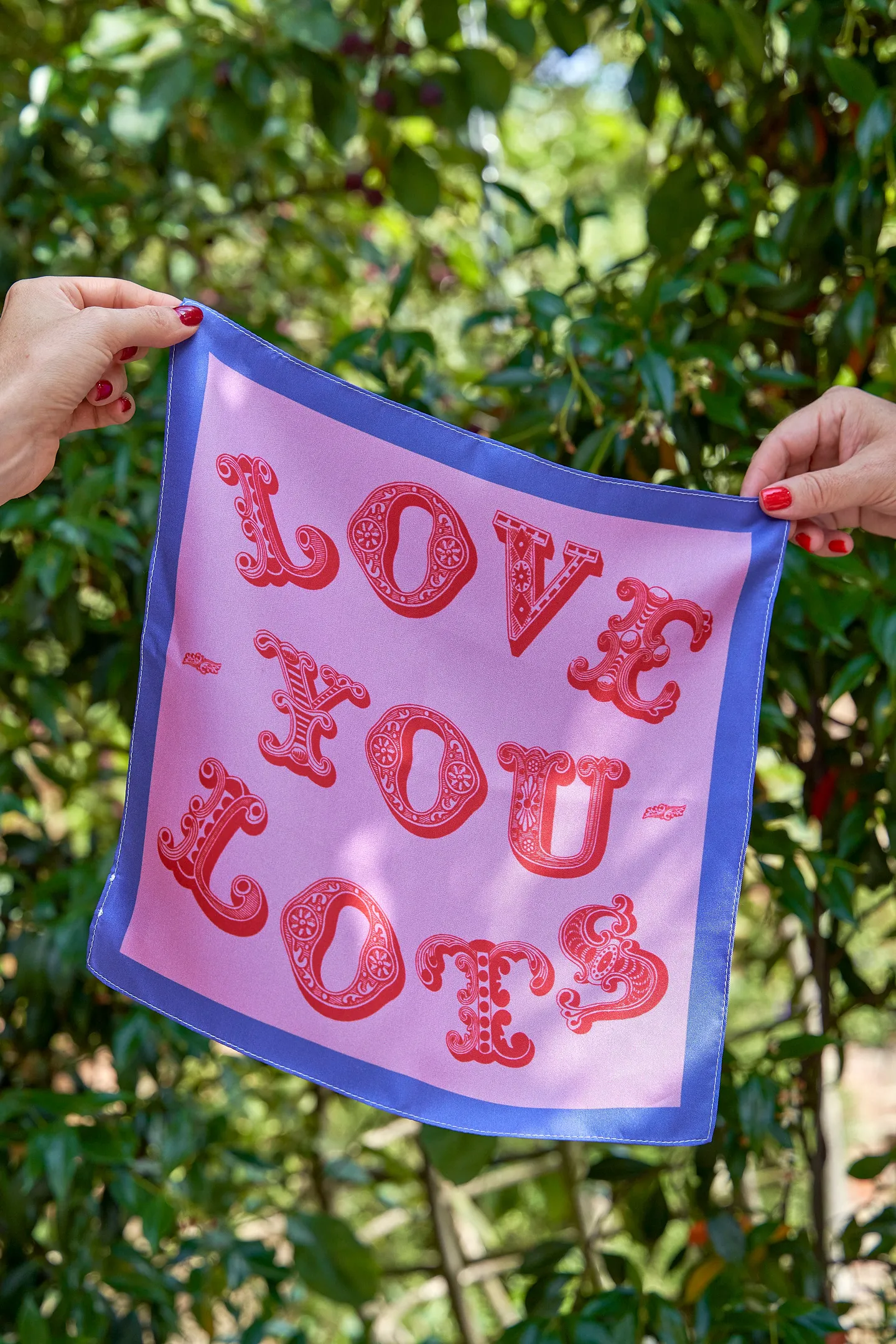 Love you lots handkerchief