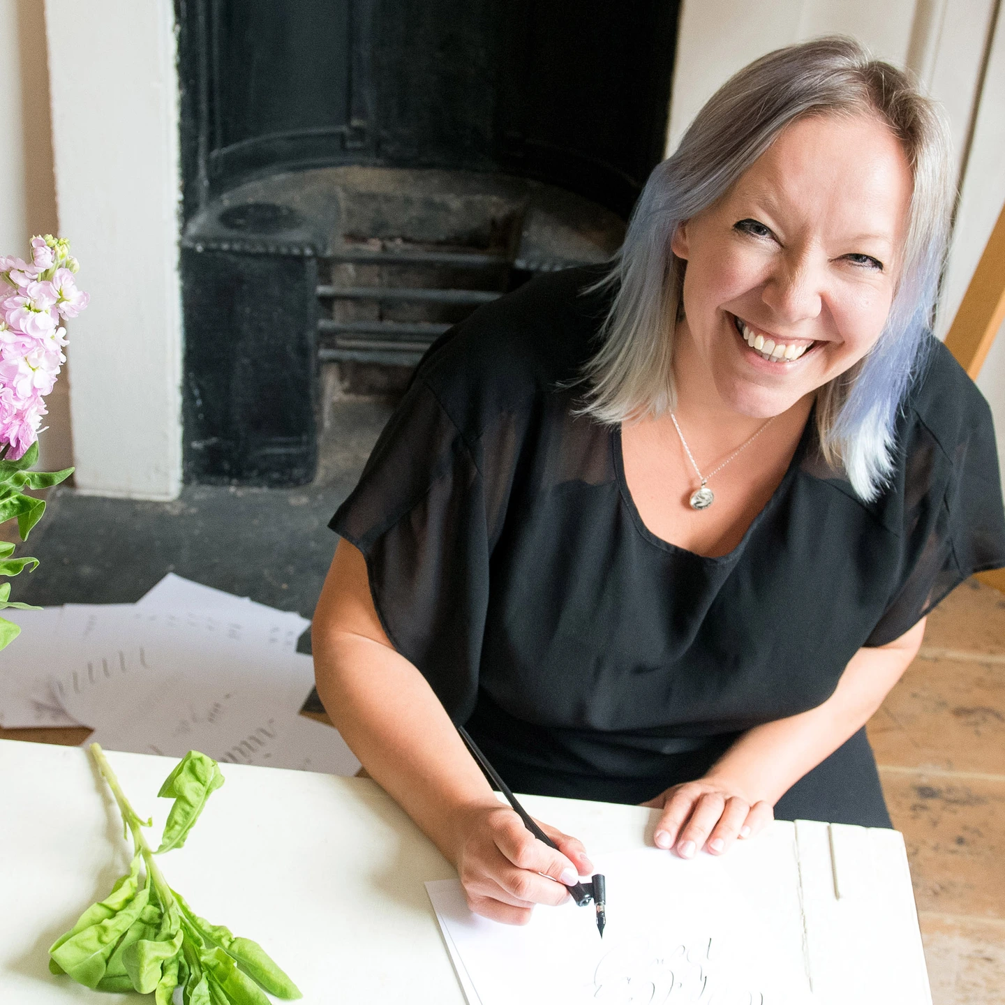 Calligrapher Claire Lakes Calligraphy Co