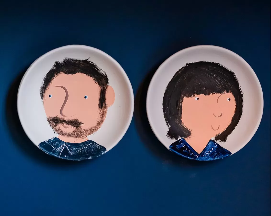 Couples Plate, Unique Valentine's Day Gifts