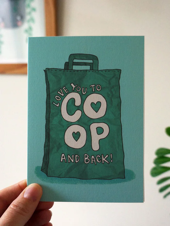 Love You to Co-op and Back Greeting Card