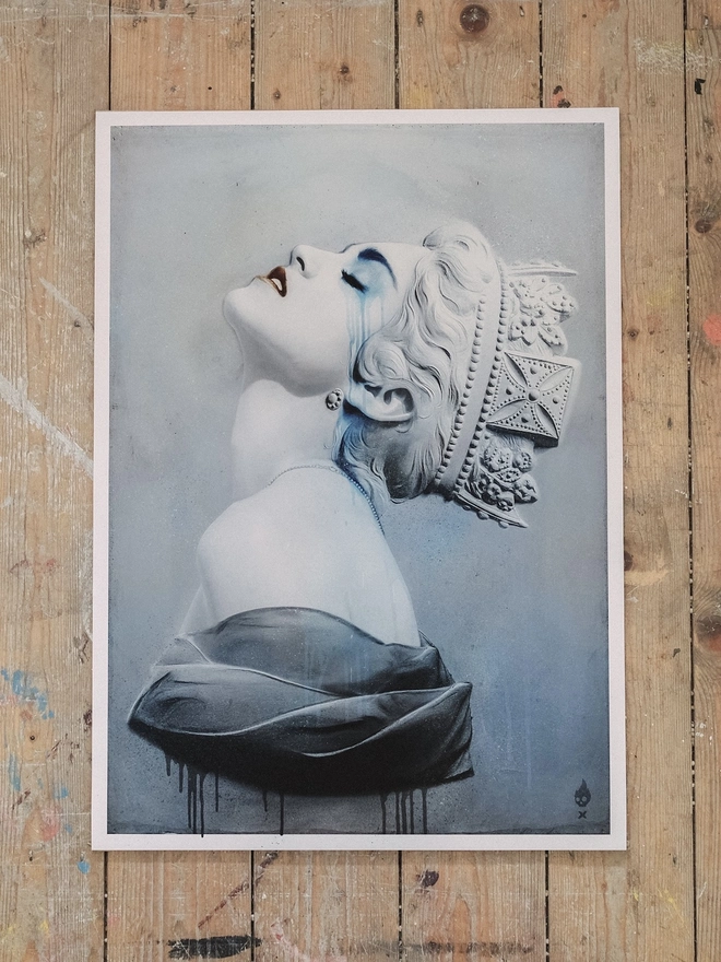 'Queen of Pop' Madonna Art Print 