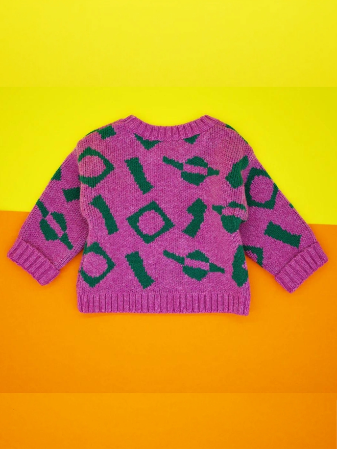 The Cut And Stick Jumper - Pink