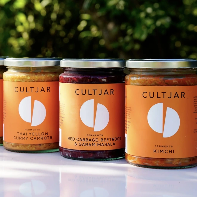 Cultjar fermented jars of chutneys 