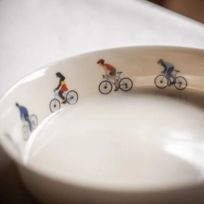 Cycling plate