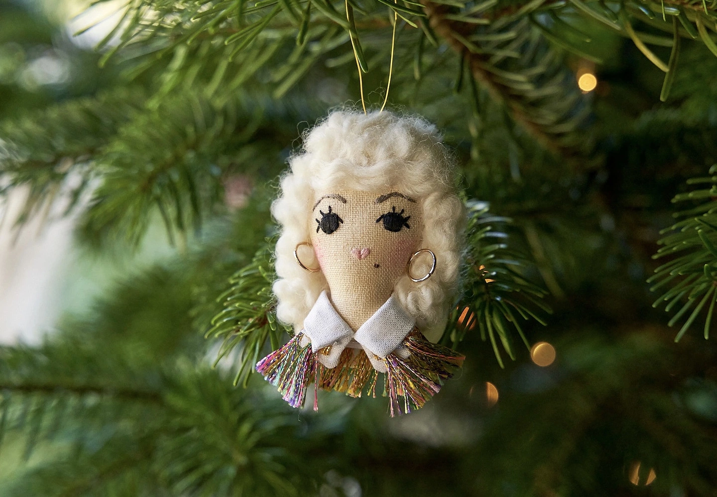 Dolly Parton Christmas hanging decoration