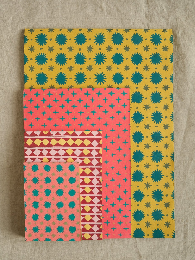Pink Recycled Paper Scrapbook