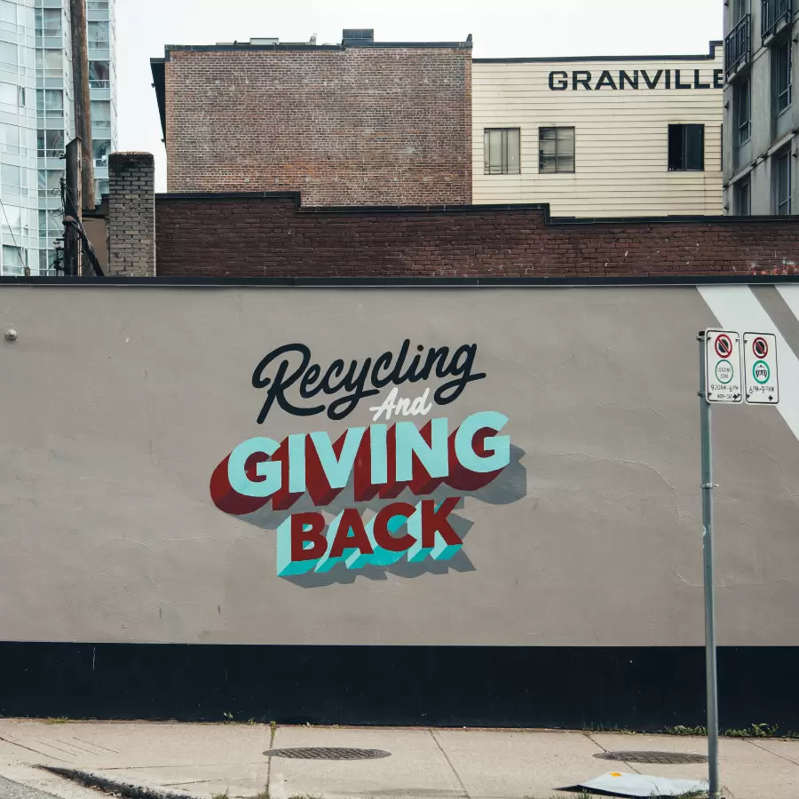 Recycling and Giving Back Graffiti