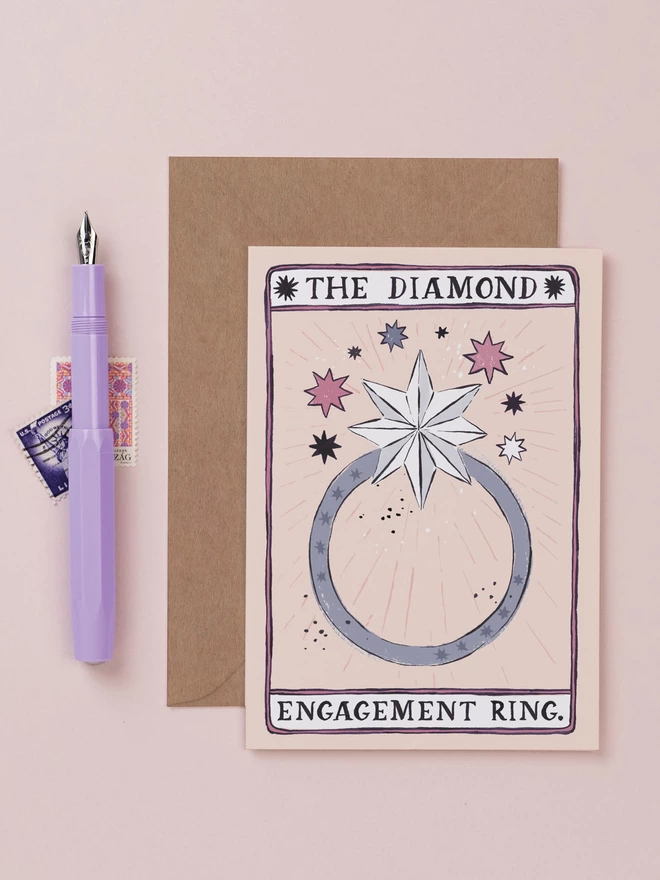 Tarot Engagement Card