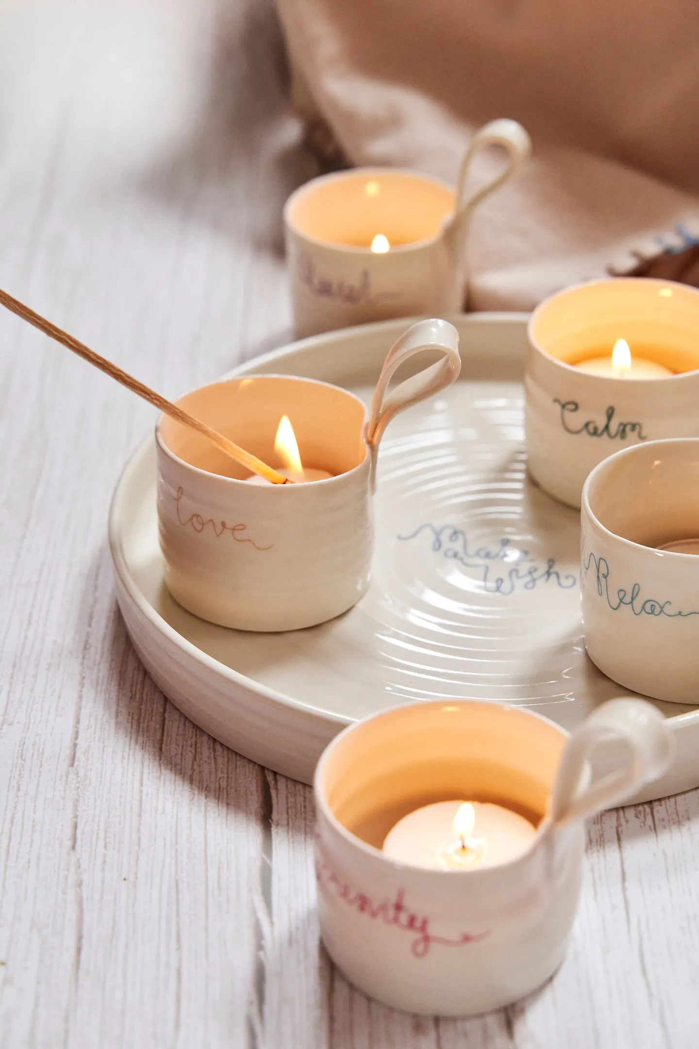 Make a wish candle holders