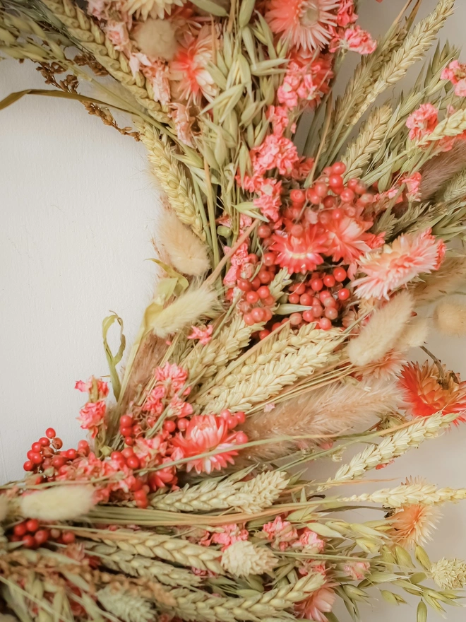 'Dorper' Everlasting Dried Wreath