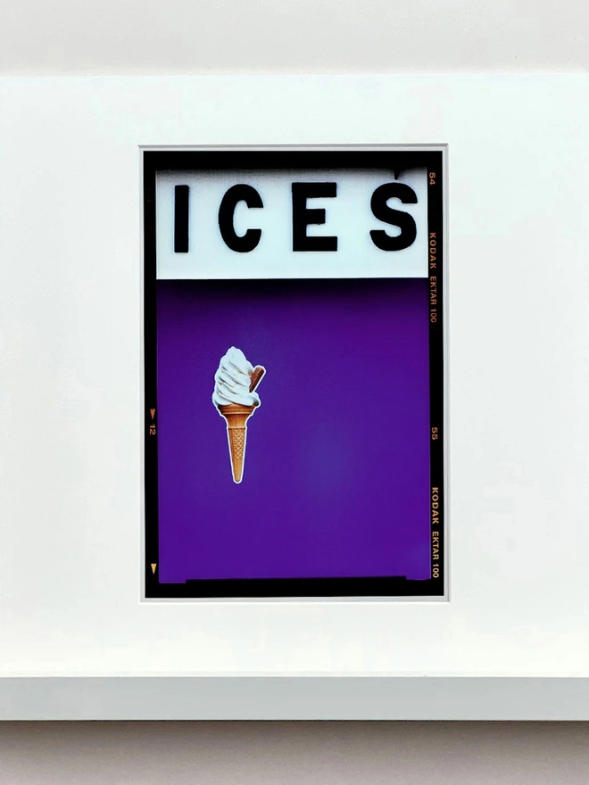 'ICES', Purple, Bexhill on Sea, Colourful Artwork