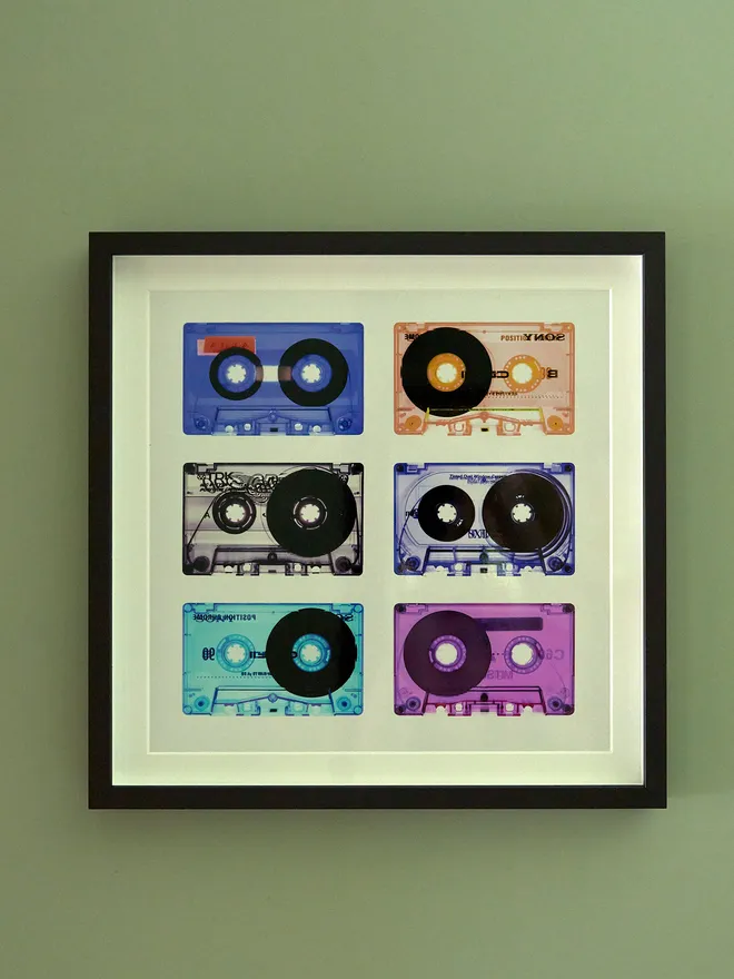 Tape photographic print