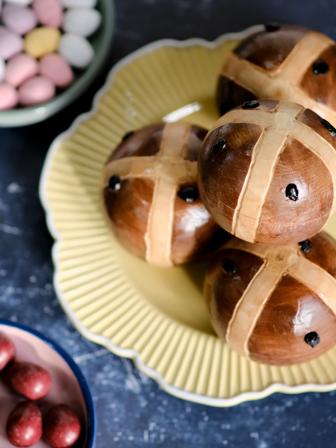 Easter Hot Cross Buns With A Hidden Twist