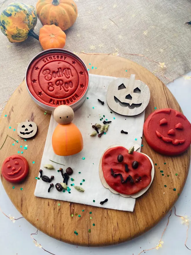 Pumpkin Inspired Playdough Kit