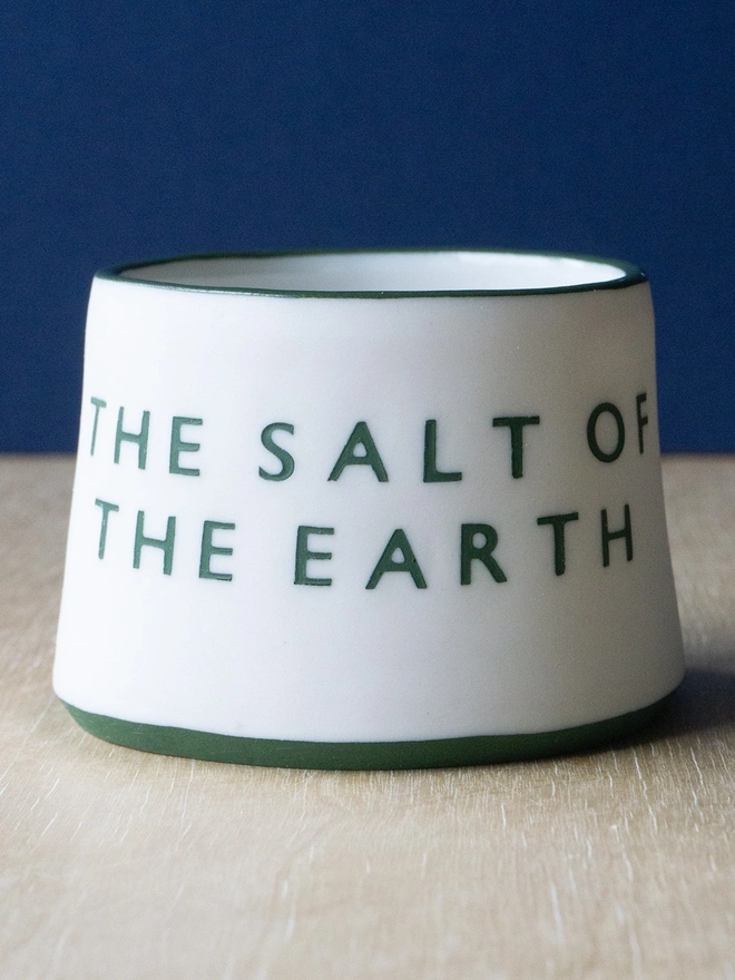 'The Salt of the Earth' Yellow Egg Cup