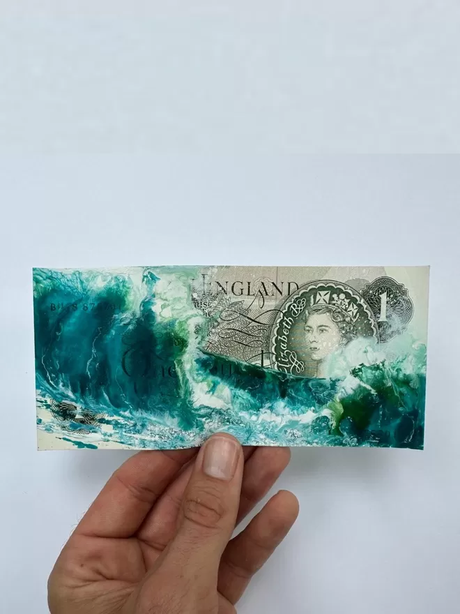 England Vintage Note Painting