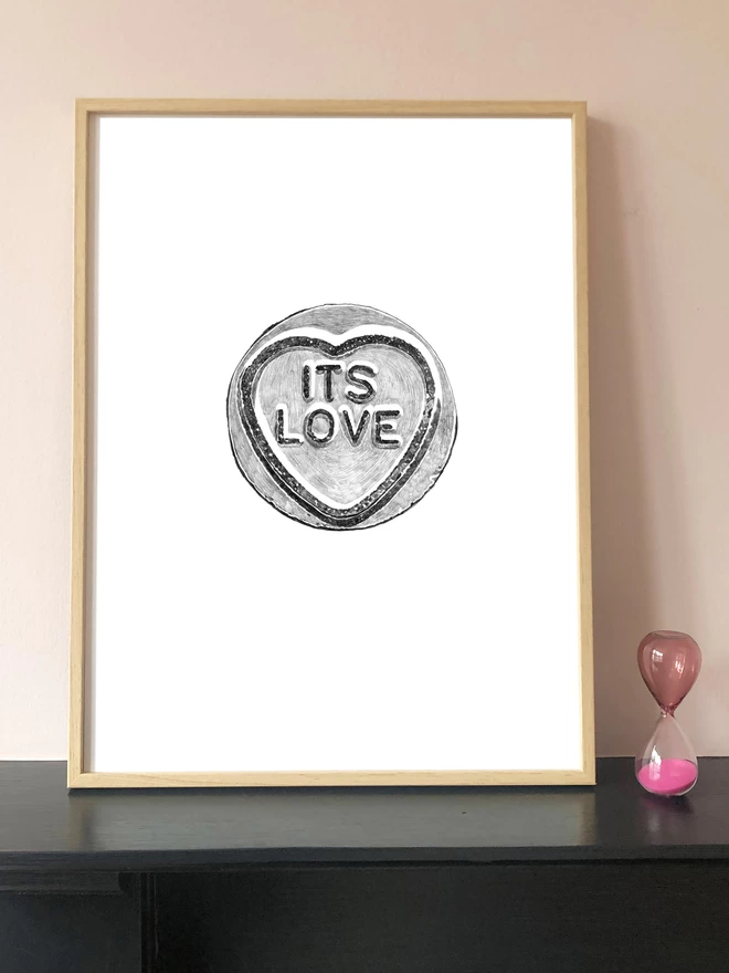 Its love art print