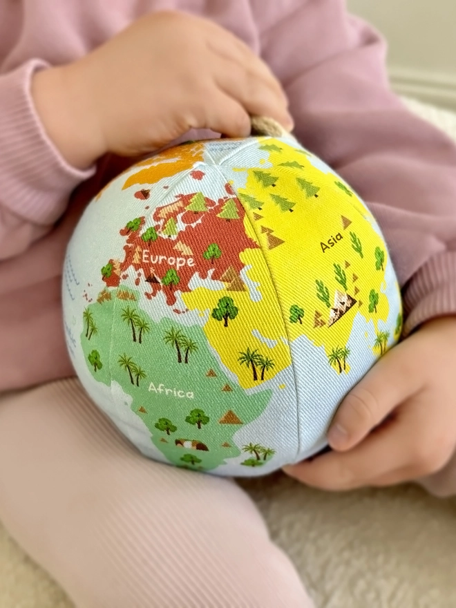 soft toy kids globe