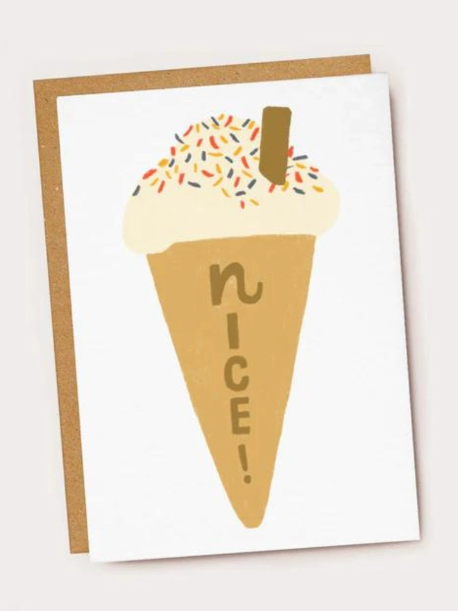 Nice ice cream card