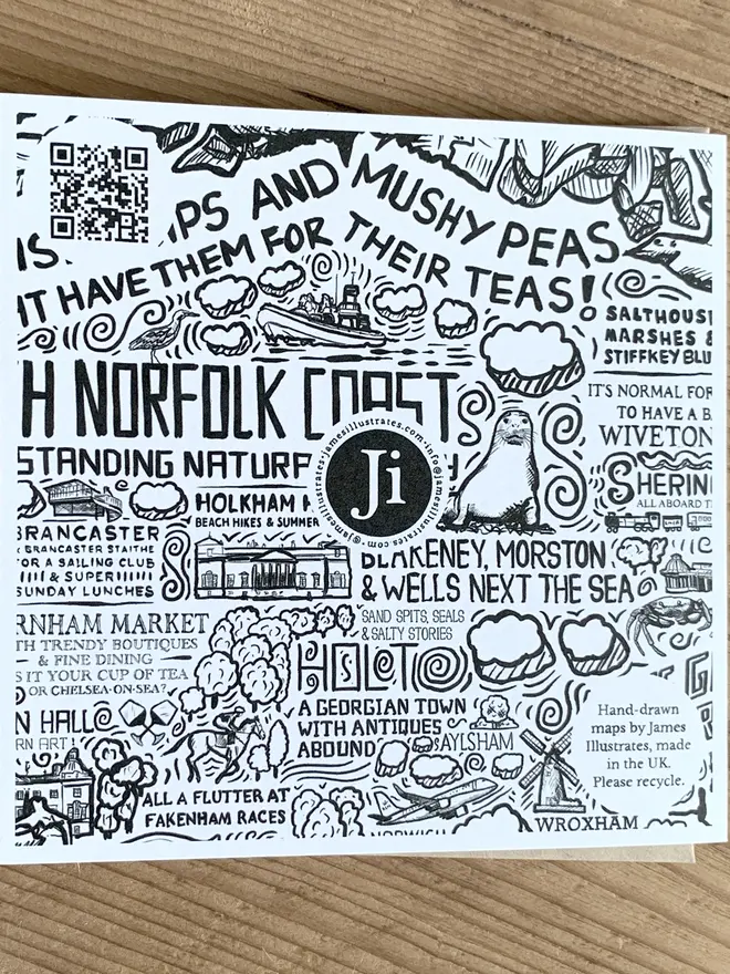 Norfolk greetings card