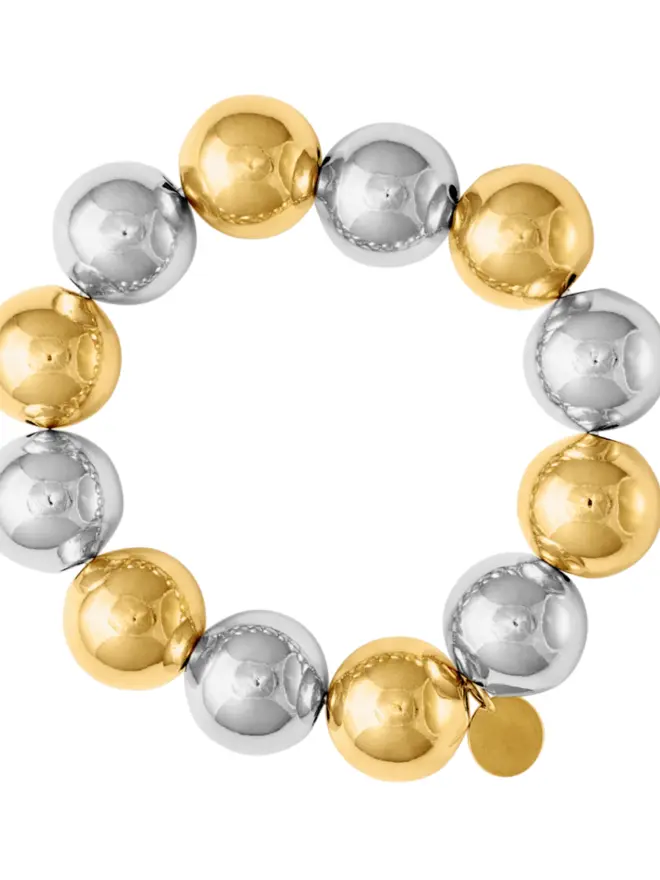 Loel Mixed Metal Ball Bracelet