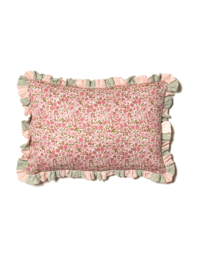 Cushion Liberty Fabric 'Poppy And Daisy Pink'