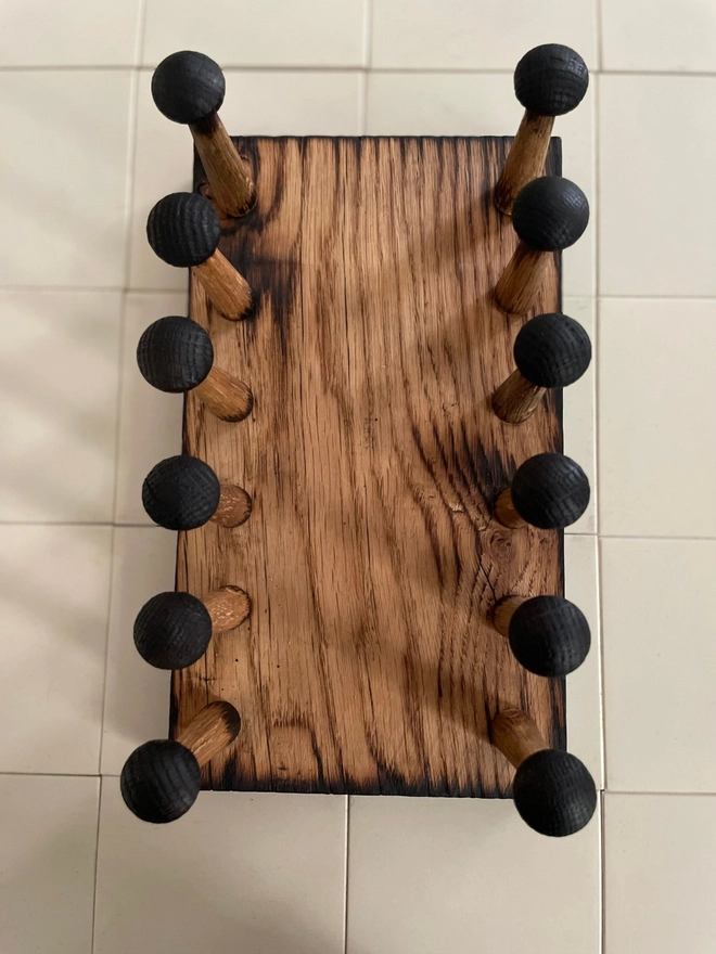 Wooden toast rack