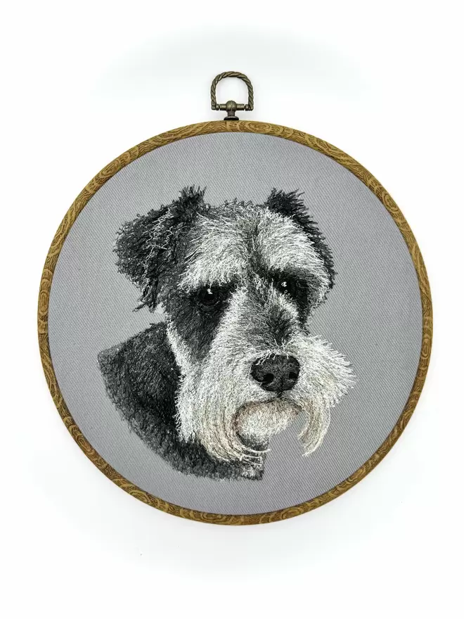 Customised Pet Embroidery Hoop - 10 Inch