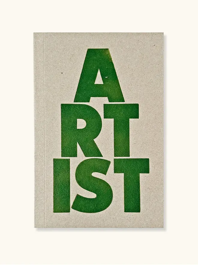 Artist Lined Notebook