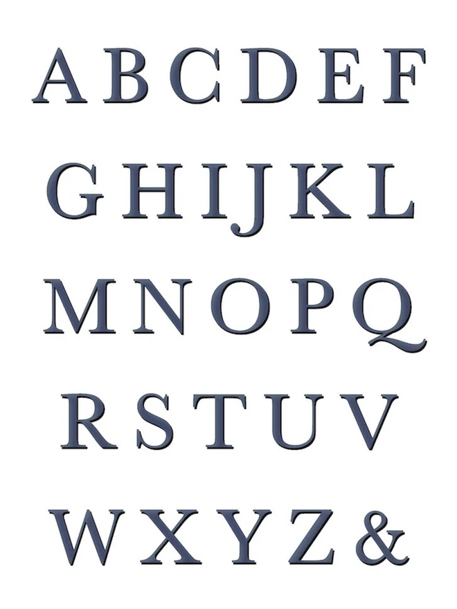 Personalised Peace Alphabet Vintage Archive Poster Prints