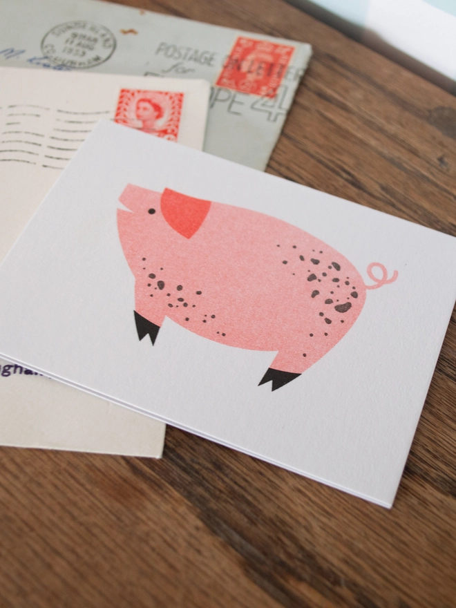 Piggy Mini Card