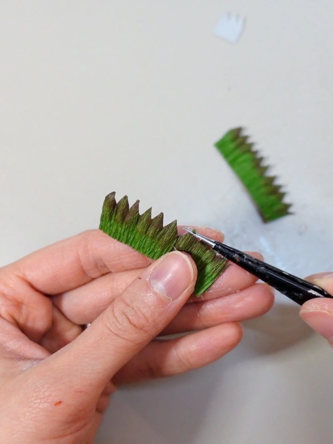 Crepe Paper Cornflower