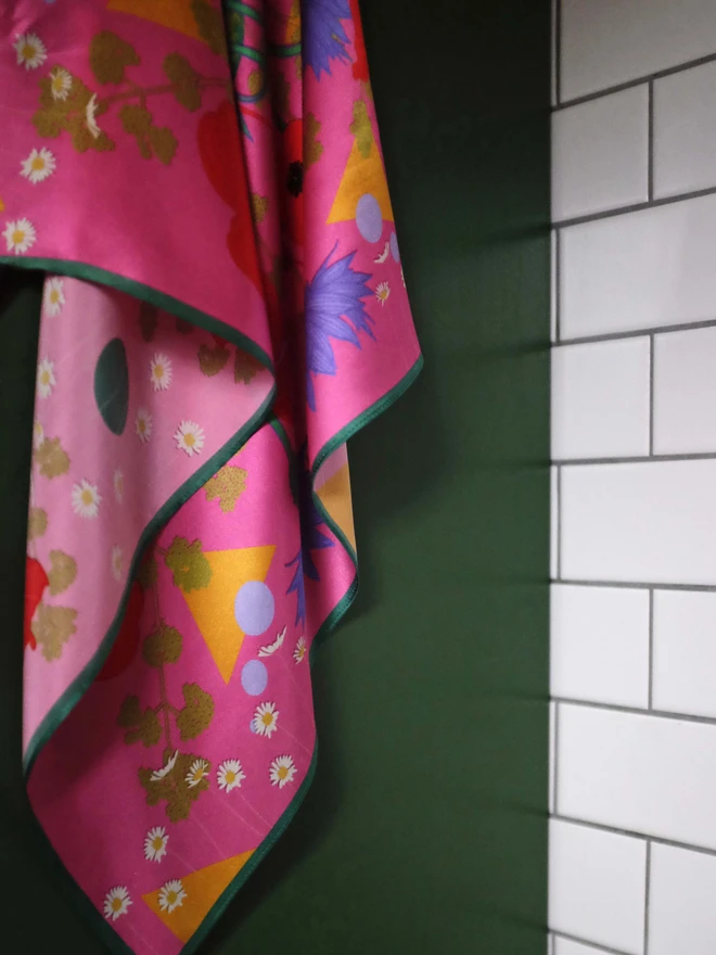 'In Bloom' Silk Scarf