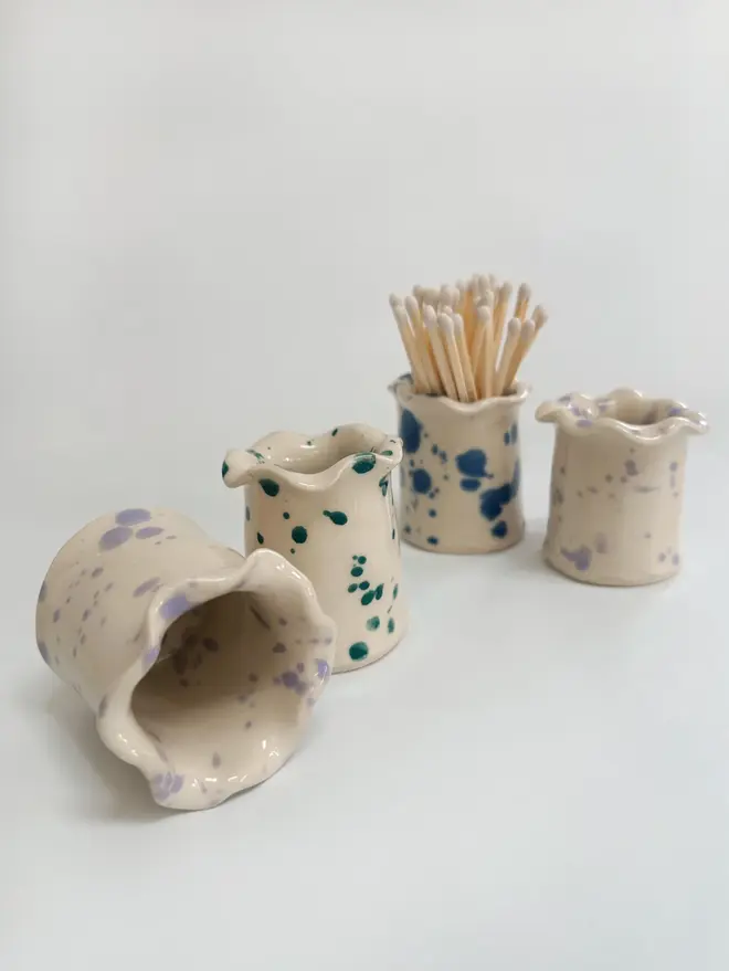 ceramic matchstick holders