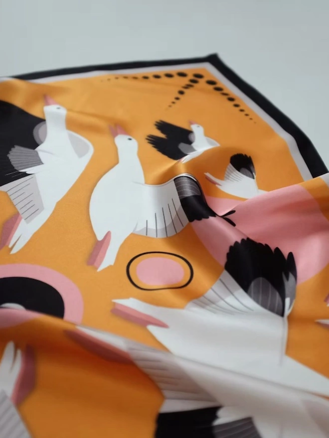 'Wild Geese' Pocket Square 