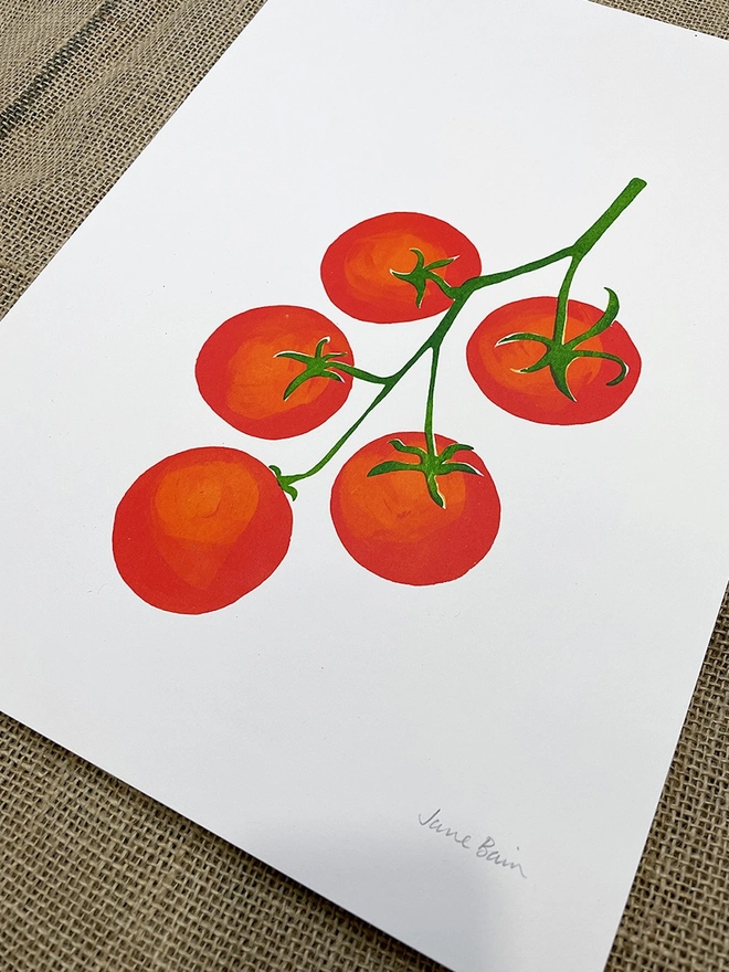 Tomatoes Screenprint