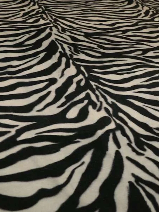 The Purple Zebra Lampshade