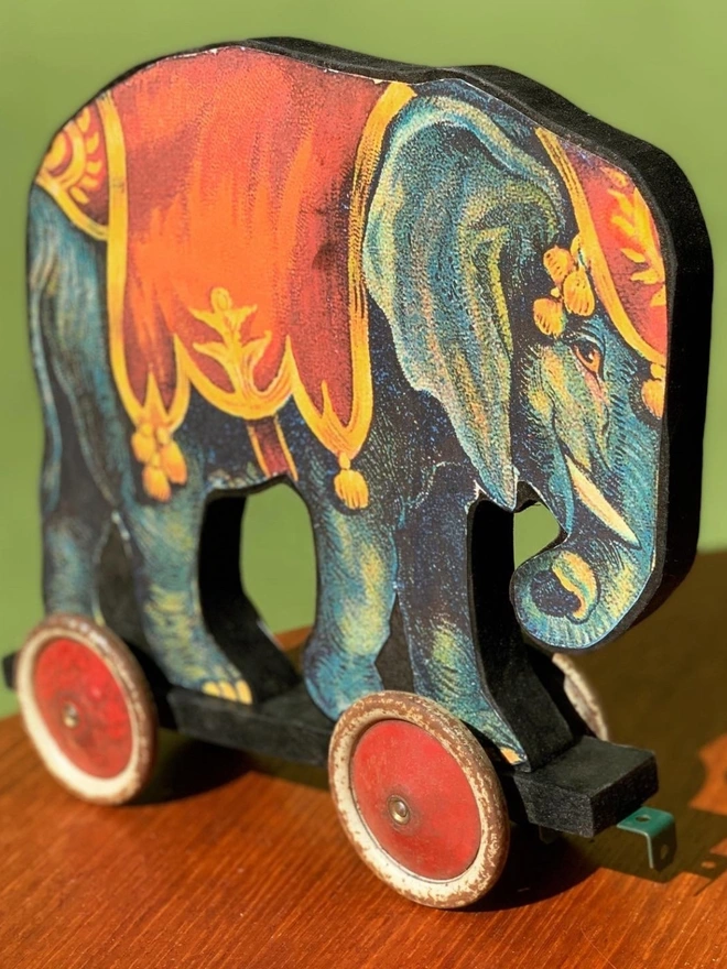 Circus Elephant On Wheels