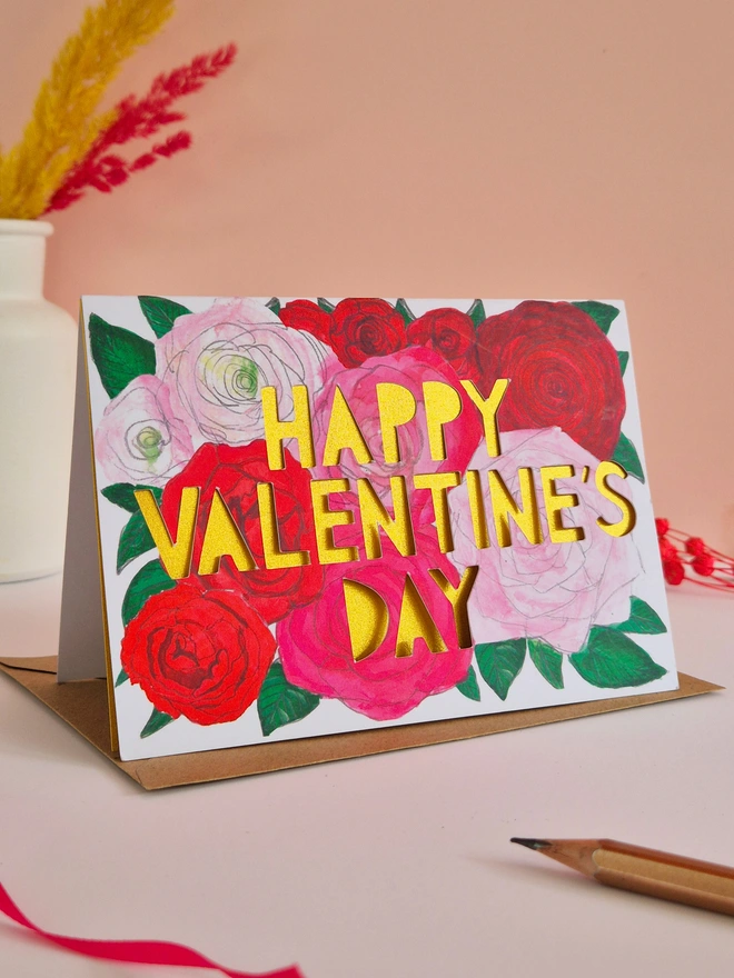 happy valentines day card