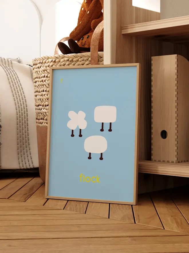 Flock Print