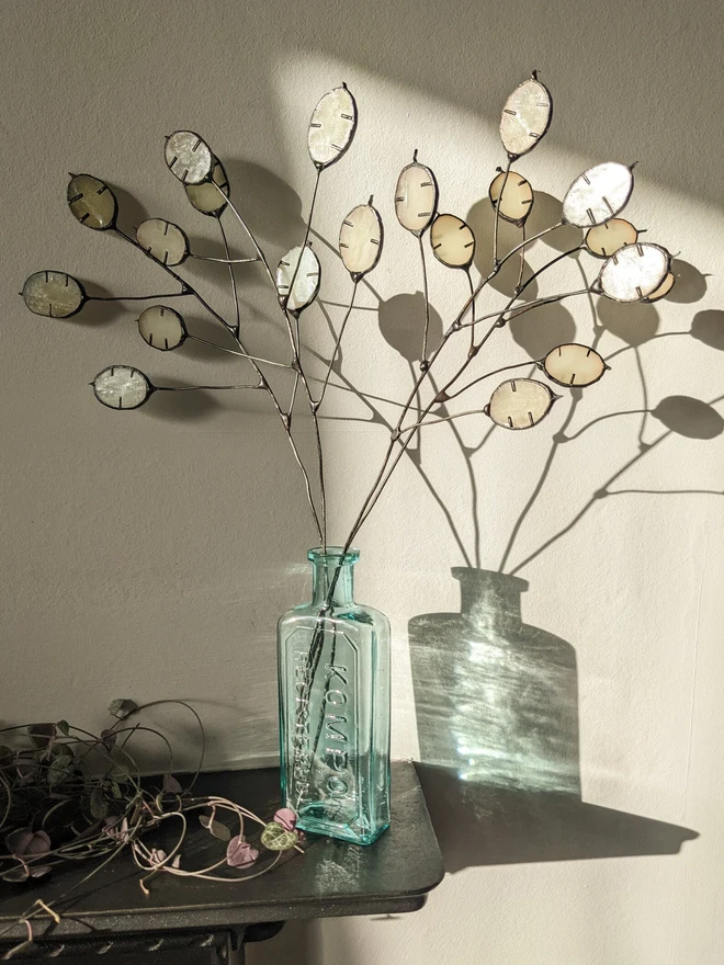 Stained Glass Flower Honesty (Lunaria)