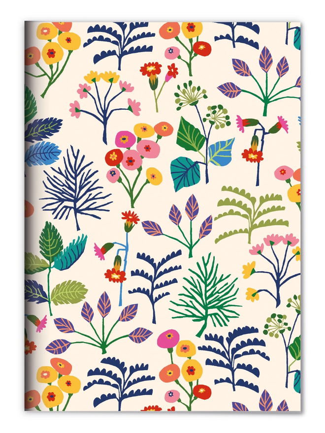 illustrated cowslip floral notebook