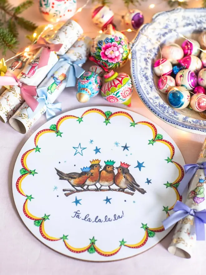 Fa La La La La ~ Christmas Placemat